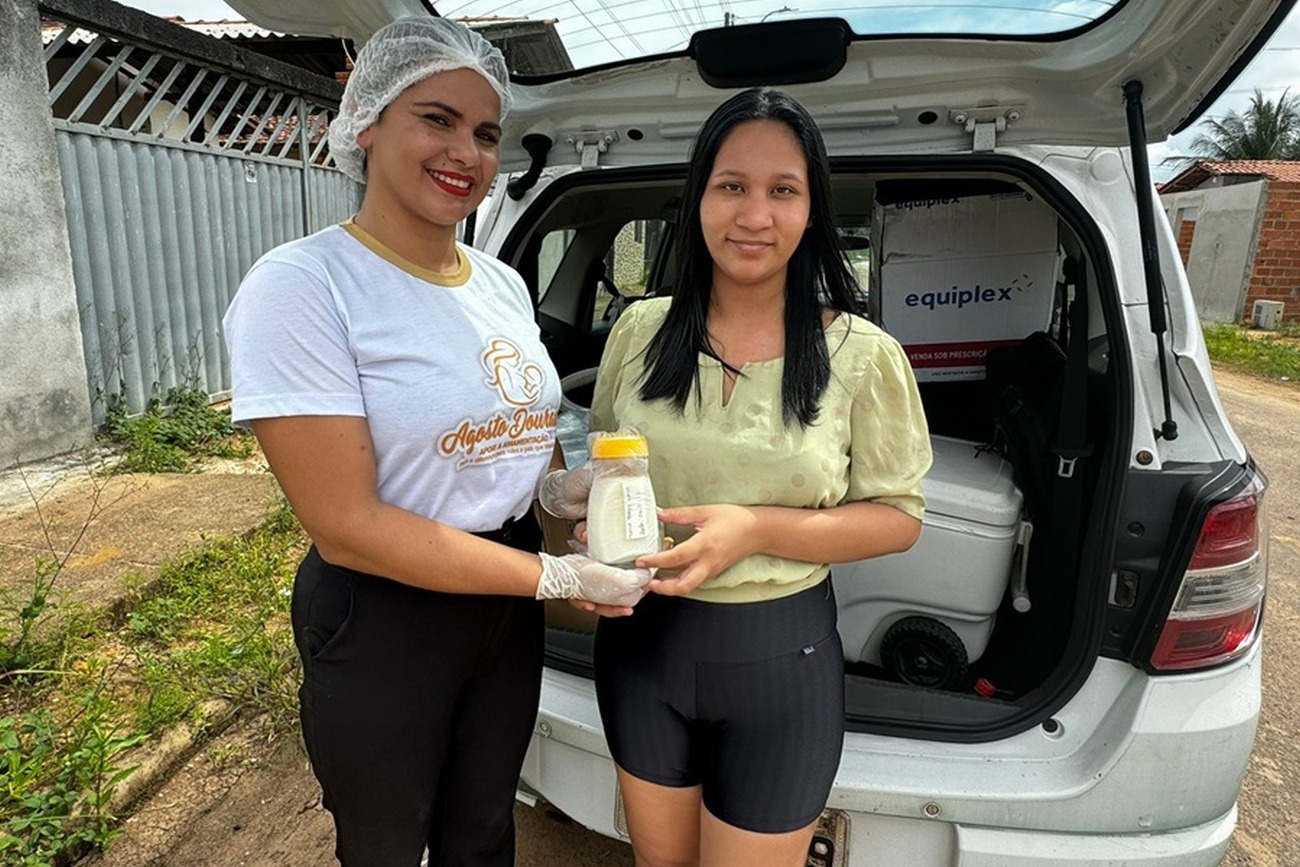 Thaís Waine Machado, de 27 anos, conheceu o serviço quando se internou na maternidade Mãe Luzia