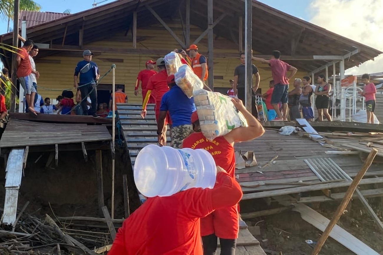 Paralelamente a ação humanitária, há avanços nos testes dos equipamentos para realizar a desalinização da água