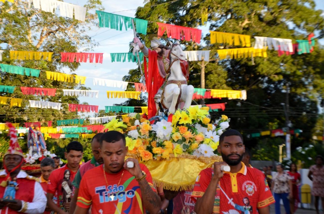 Passagem das imagens peregrinas na capital foi uma forma de intensificar a divulgação e reforçar o convite para a festividade