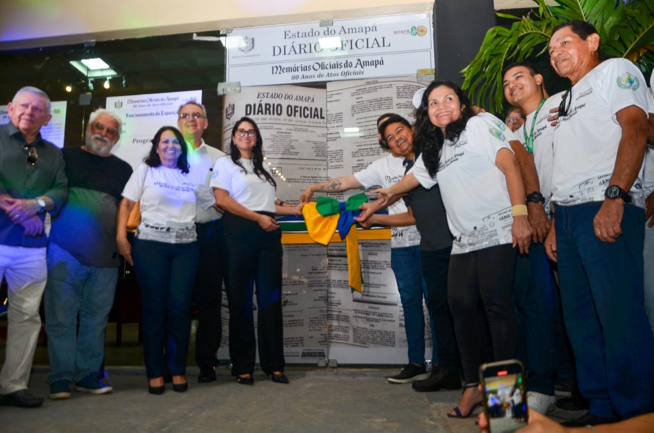 Abertura oficial da 1ª exposição 'Memórias Oficiais do Amapá: 80 anos de Atos Oficiais'