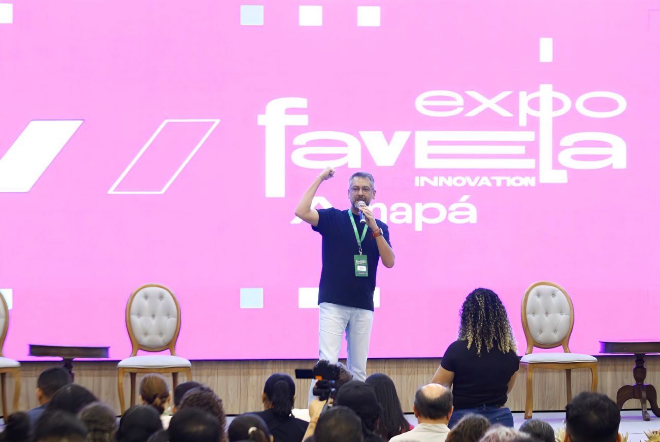 Governador Clécio Luís durante a Expo Favela Innovation Amapá