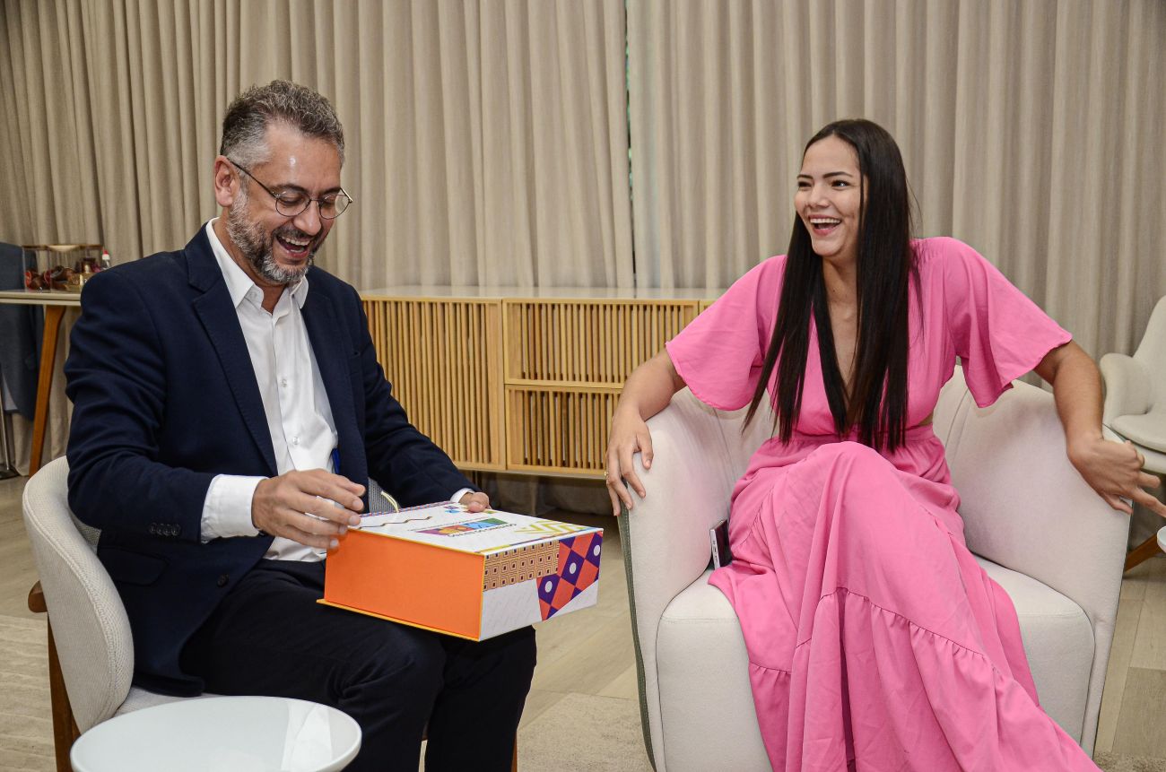 Encontro entre o governador Clécio Luís e a paratleta Wanna Brito foi com expectativas de vitórias
