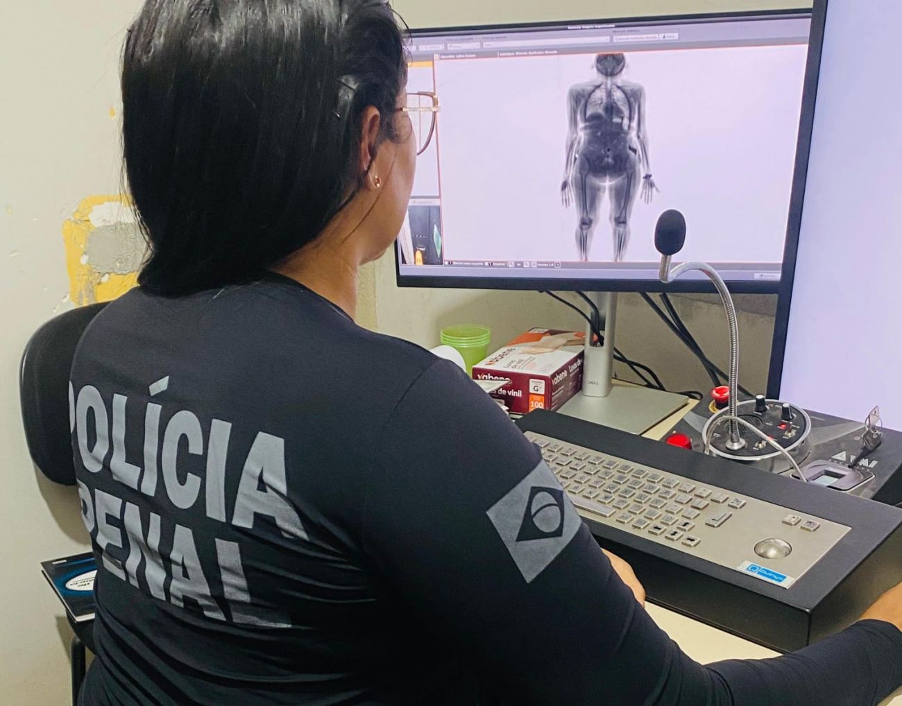 Scanner corporal ajuda na identificação de ilícitos