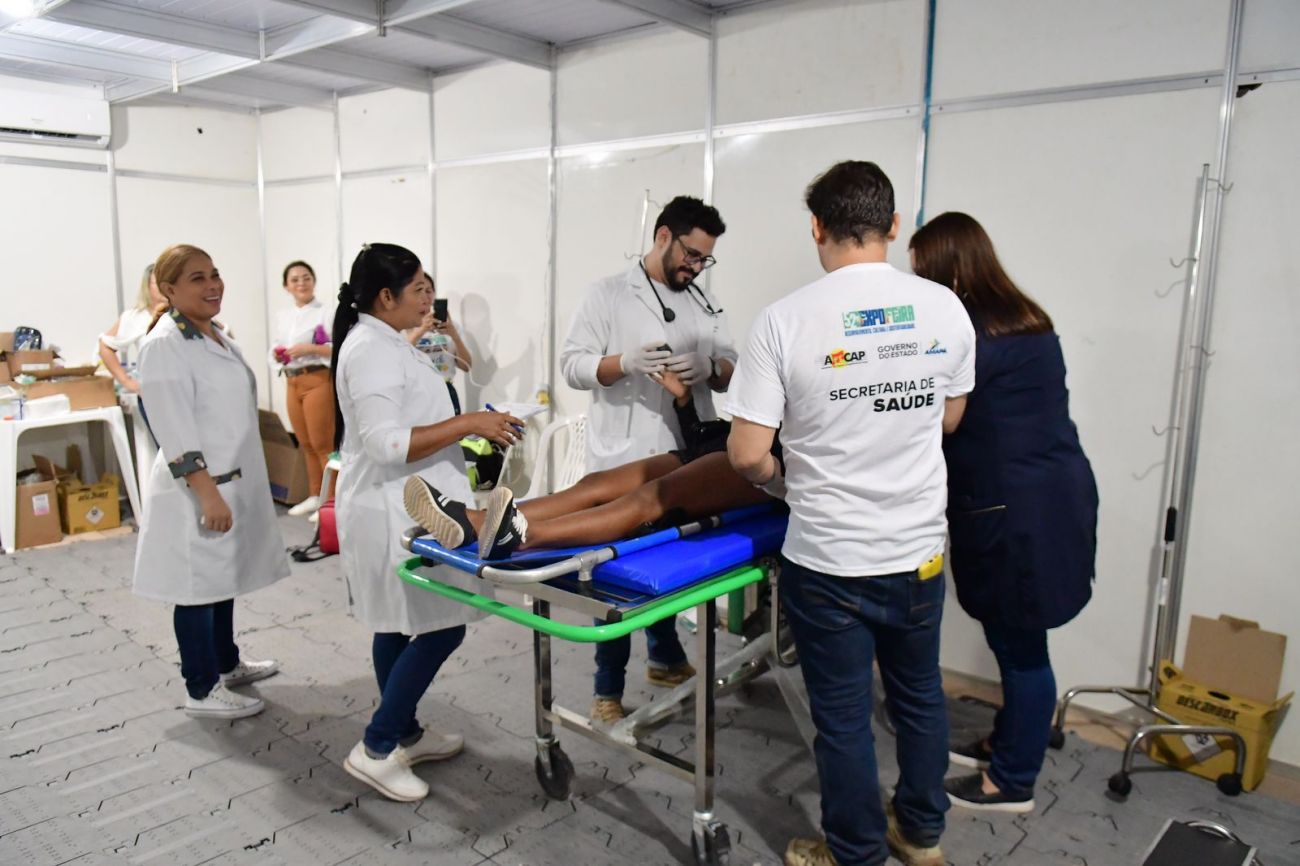 Atendimento médico será garantido à população durante os 11 dias de evento