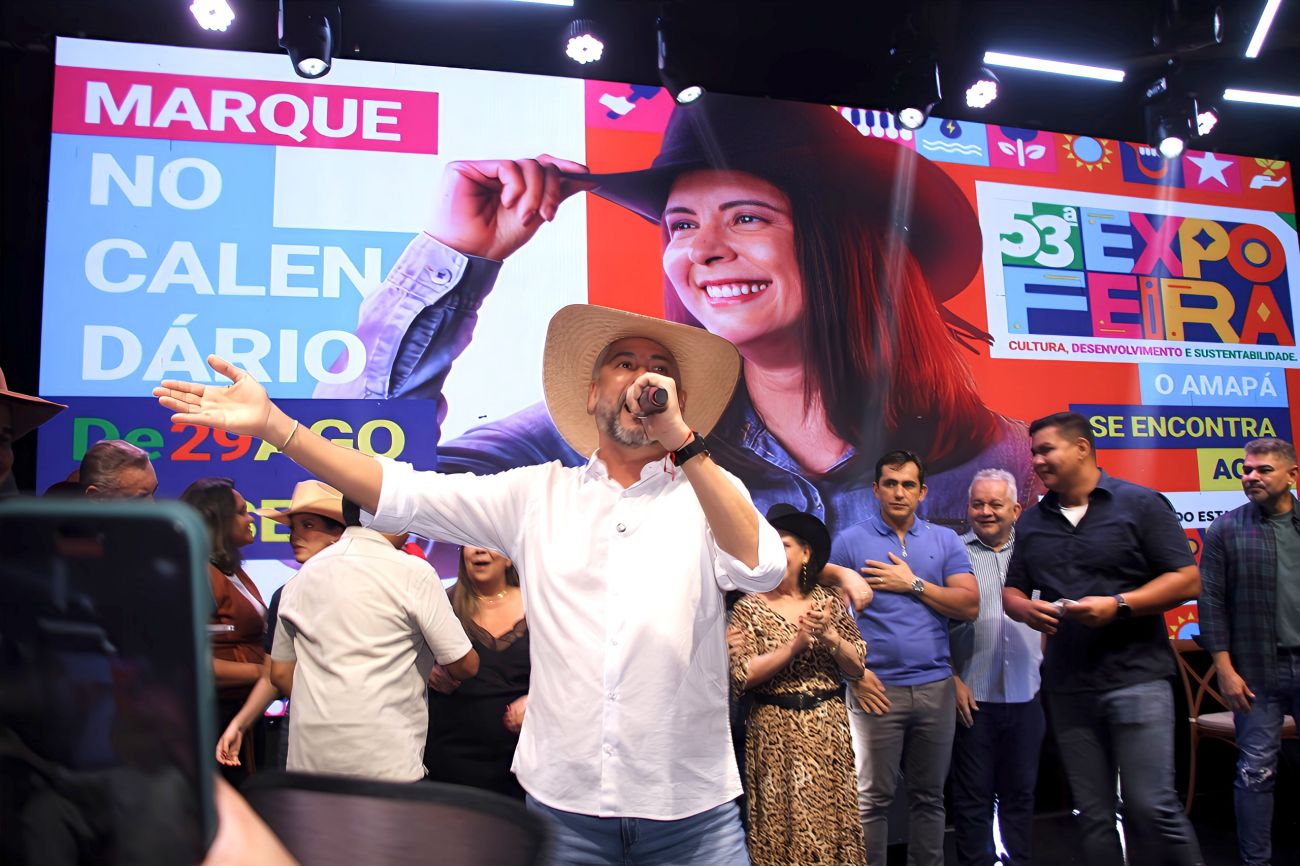 Governador Clécio Luís na abertura da 53ª Expofeira do Amapá