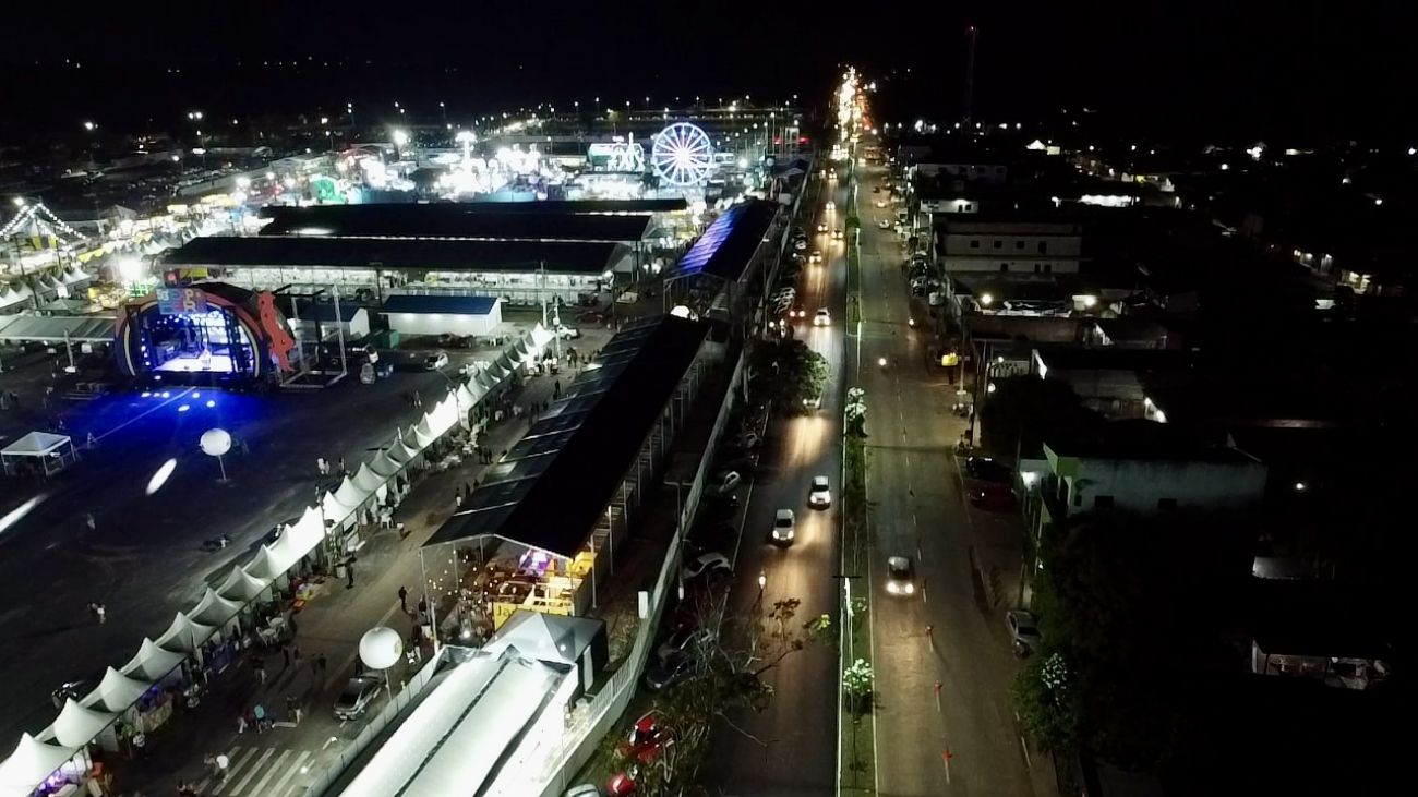 Drones e câmeras instaladas ao longo da rodovia auxiliam no controle de fluxo para a 53ª Expofeira