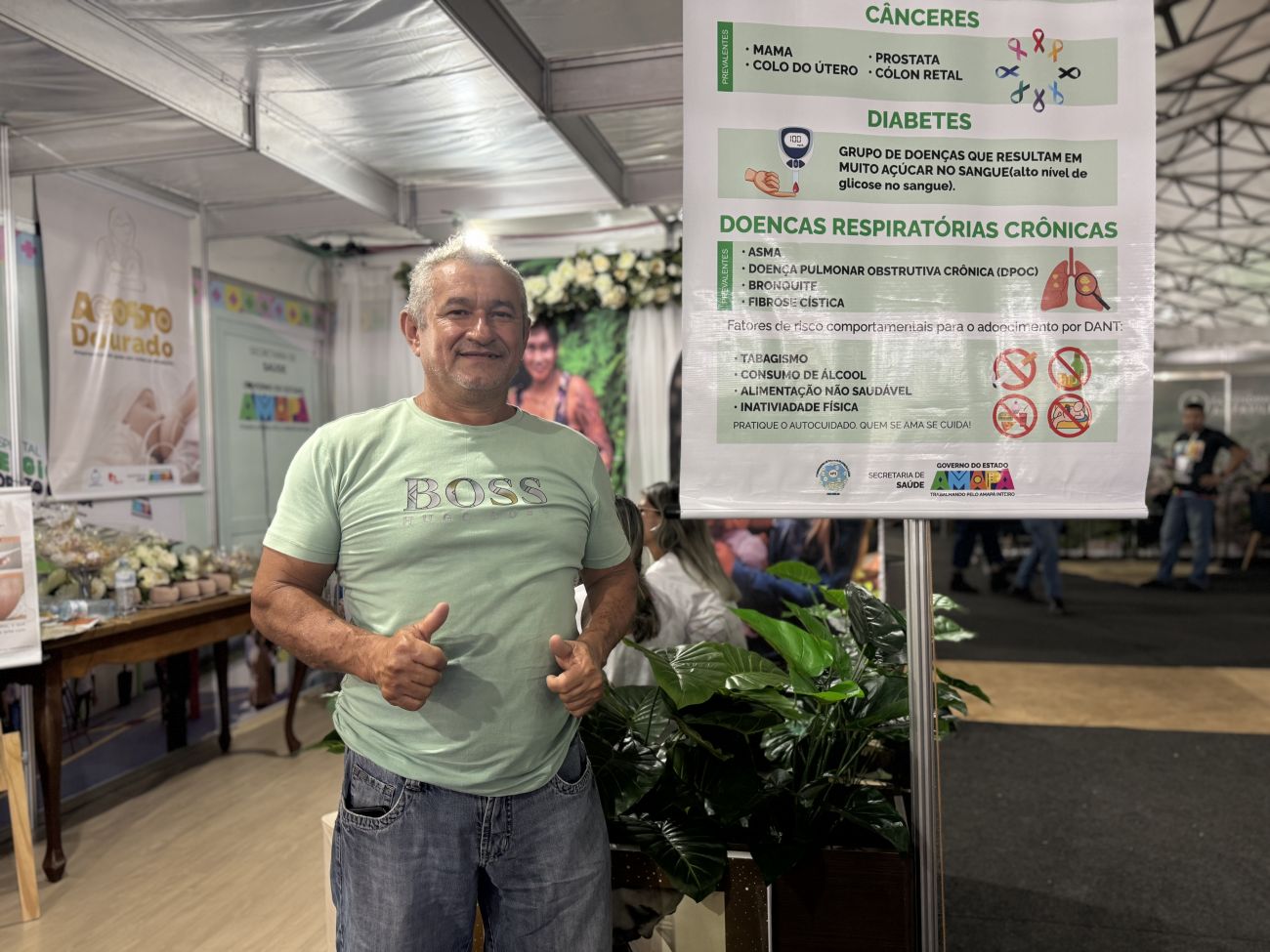 Motorista Francisco Ademir está há mais de 10 anos sem fumar
