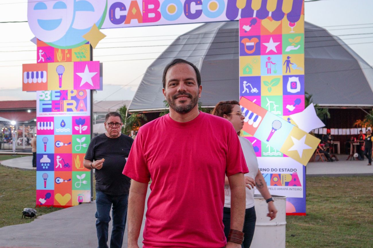Arquiteto venezuelano, Leonardo Contreras, de 44 anos, visita a Expofeira pela primeira vez
