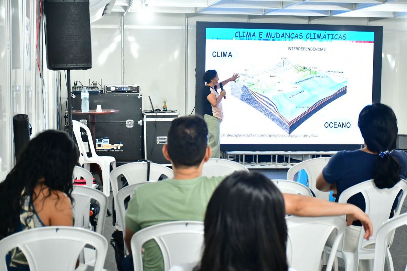 Palestra destacou os desafios das mudanças do clima no Amapá