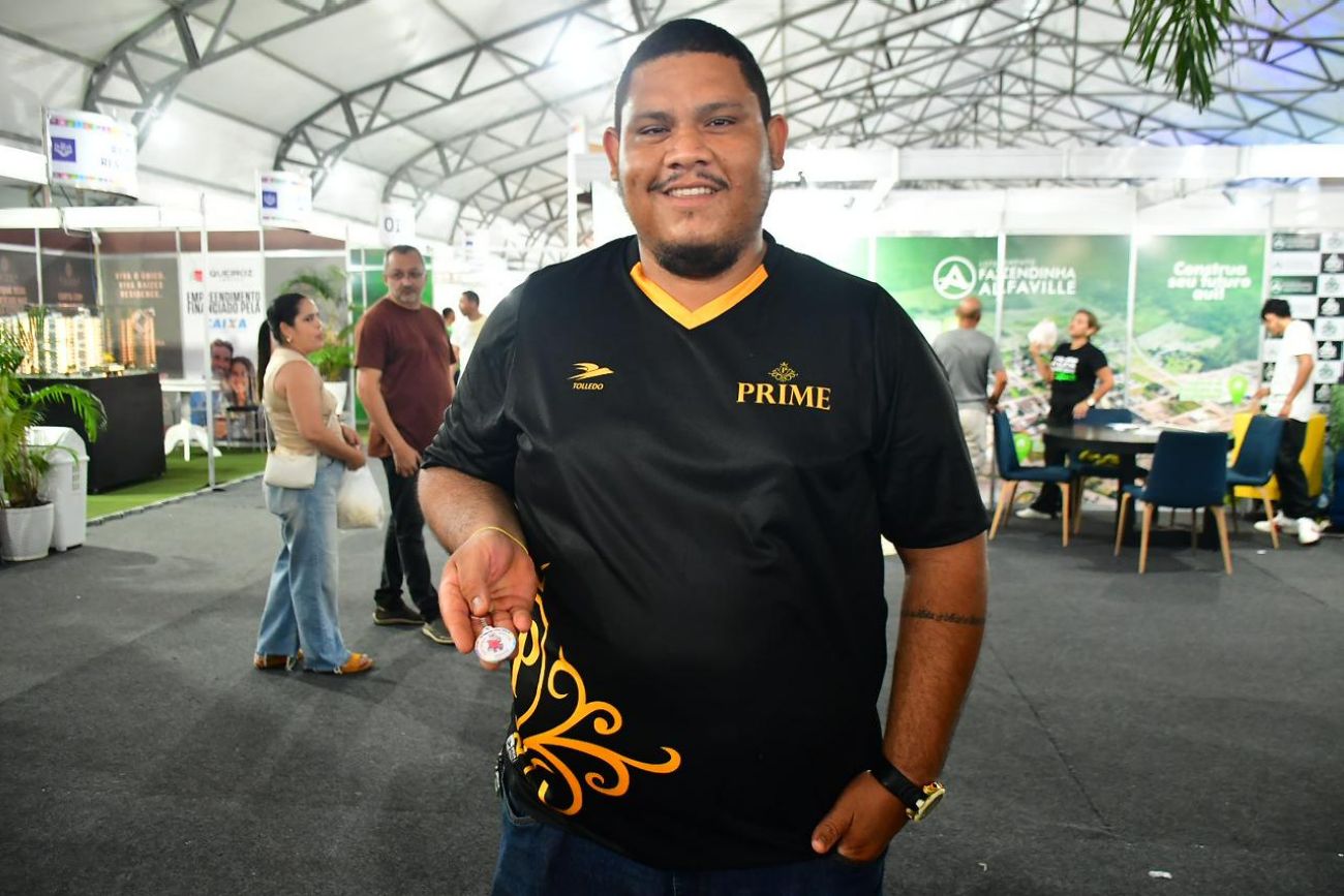Alef Almeida, prestador de serviços na 53ª Expofeira