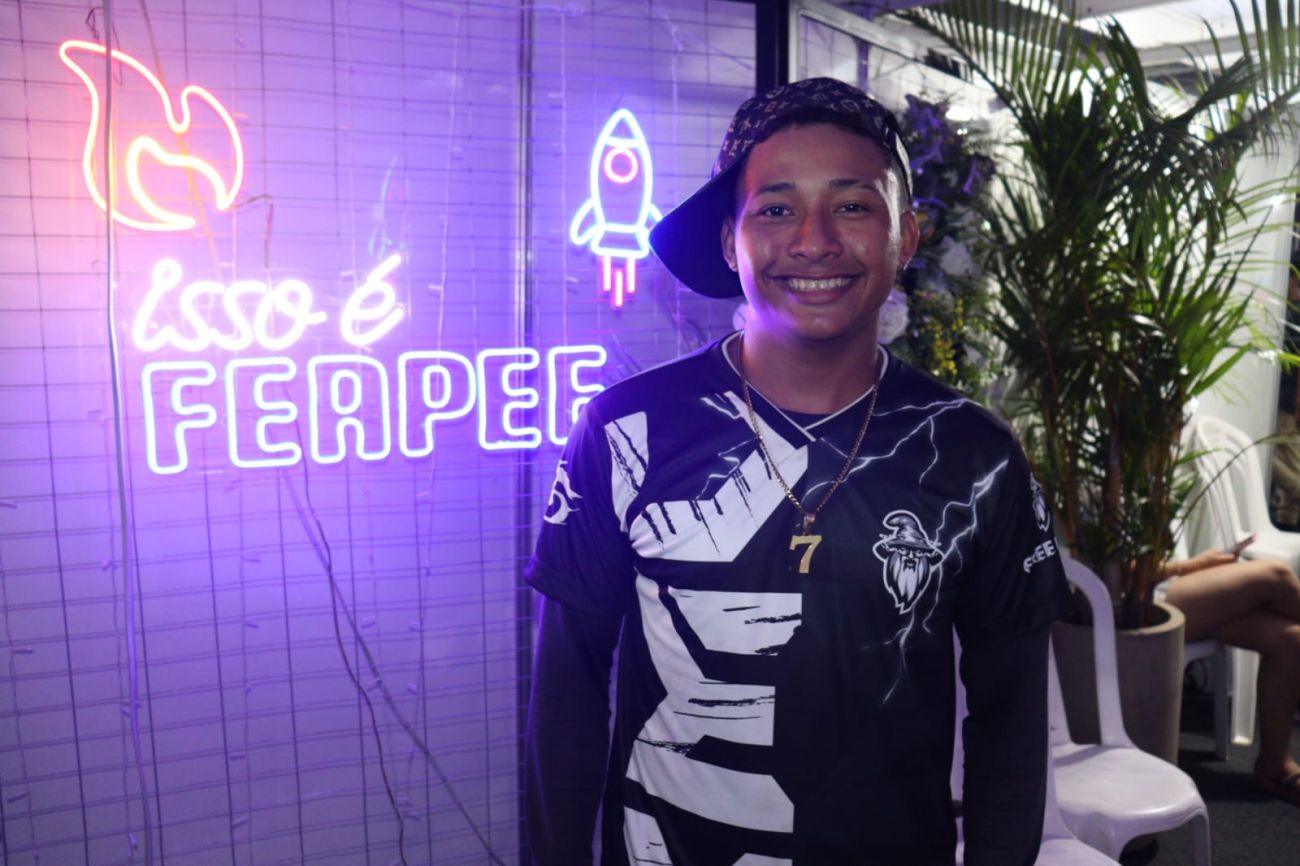 Marcos Vinicius, de 20 anos, participou da edição anterior do ExpoGame na maior feira de negócios da Amazônia