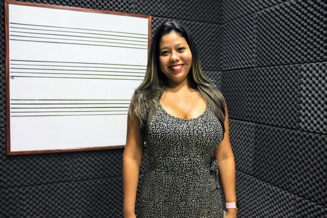 Thaís Setubal, de 29 anos, é uma das alunas que participam das oficinas gratuitas