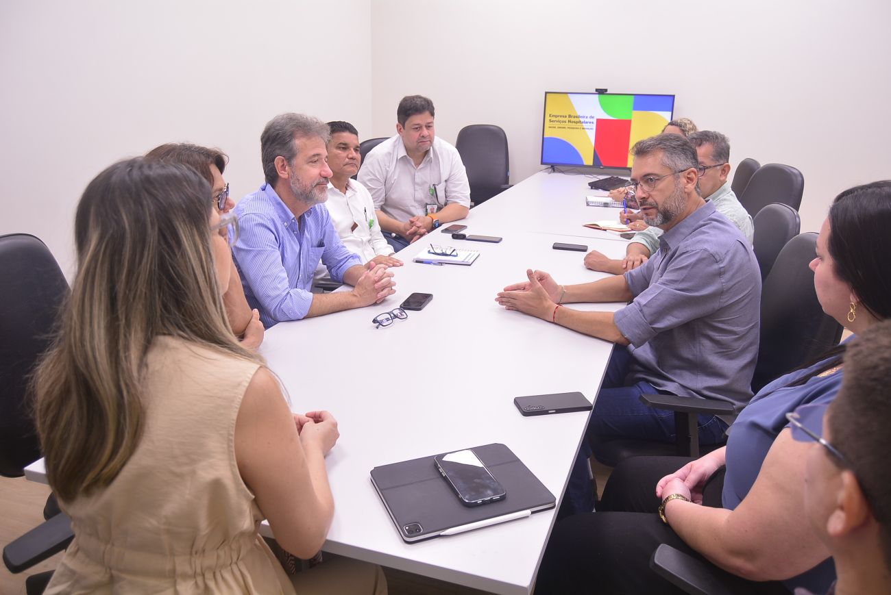 Governador Clécio Luís dialogou com o presidente da Ebserh, Arthur Chioro, sobre a integração do HU à rede estadual de saúde