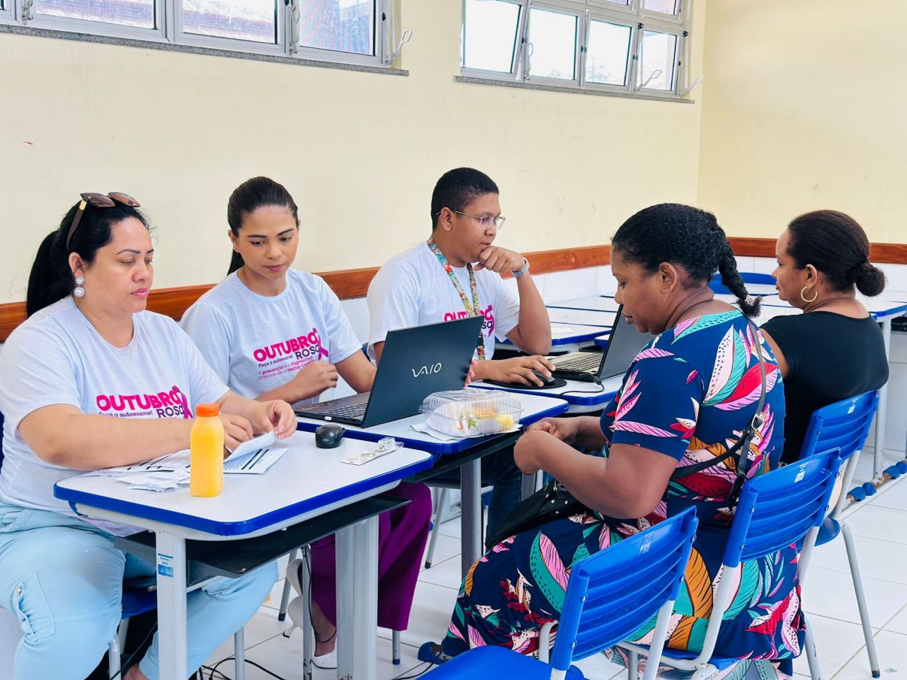 Moradoras do Residencial Miracema recebem atendimentos de saúde