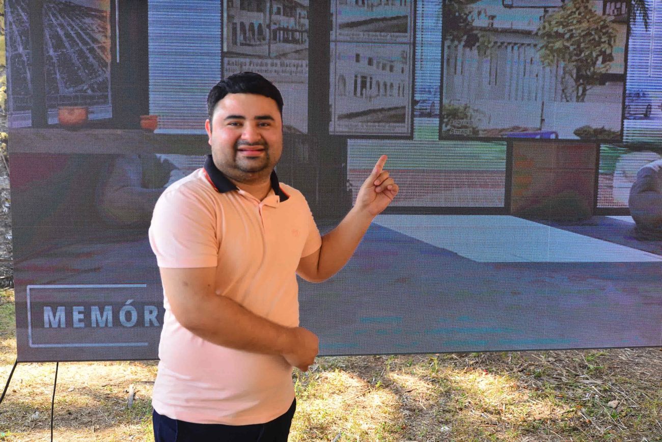 Um dos representantes da startup "Péd’açaí", Petrus Pereira
