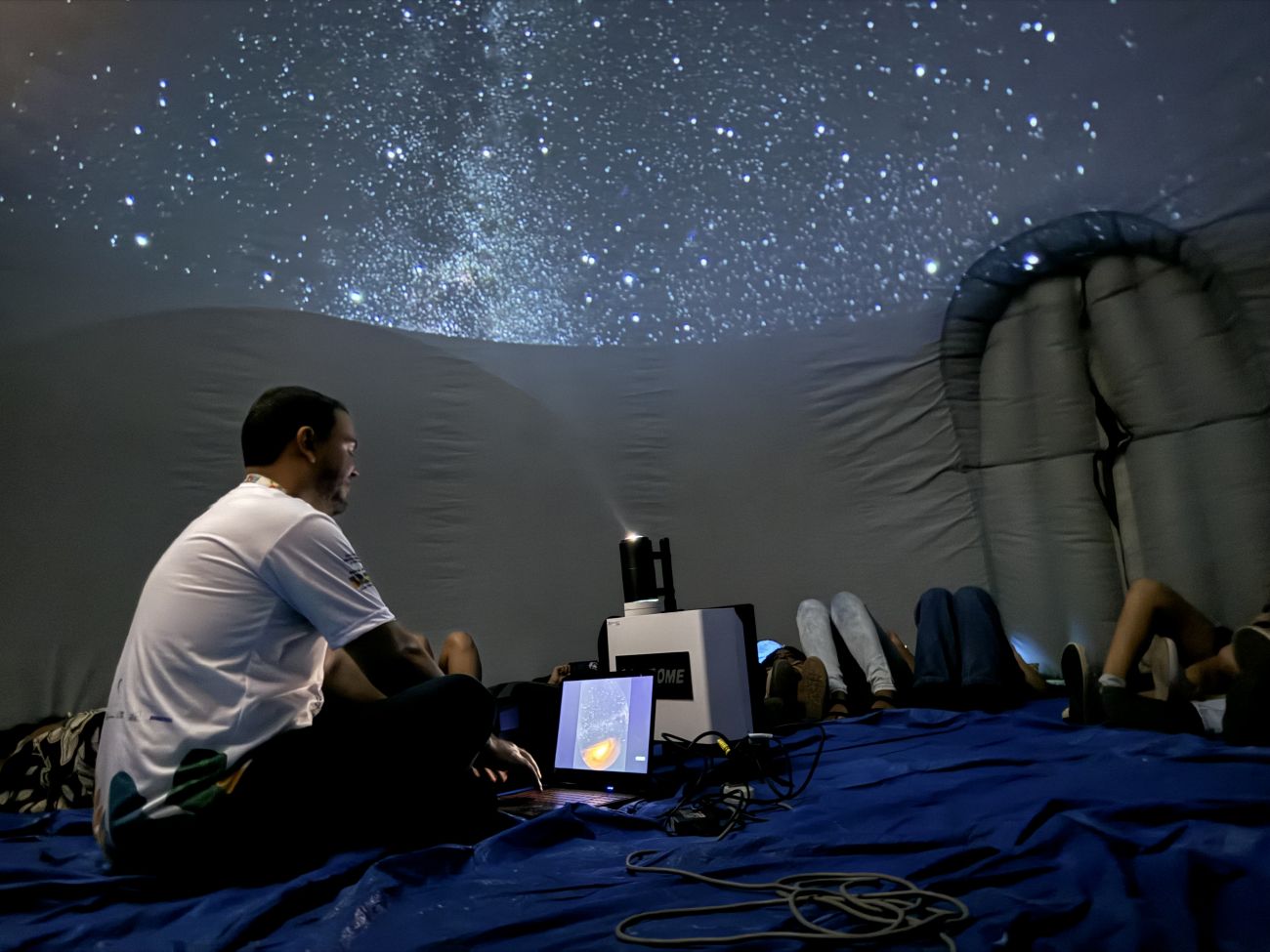 Governo do Estado leva conhecimentos sobre astronomia para população de Oiapoque