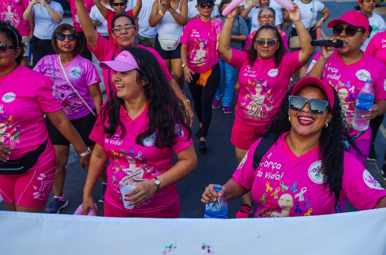 Na orla de Macapá, caminhada alerta para prevenção e combate a diversos tipos de câncer
