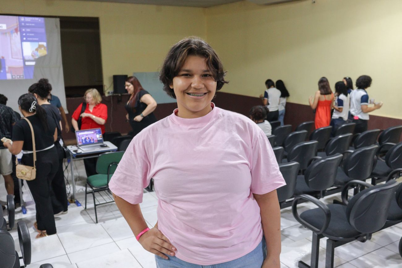 Nádia Marques, de 15 anos, compete na modalidade de judô