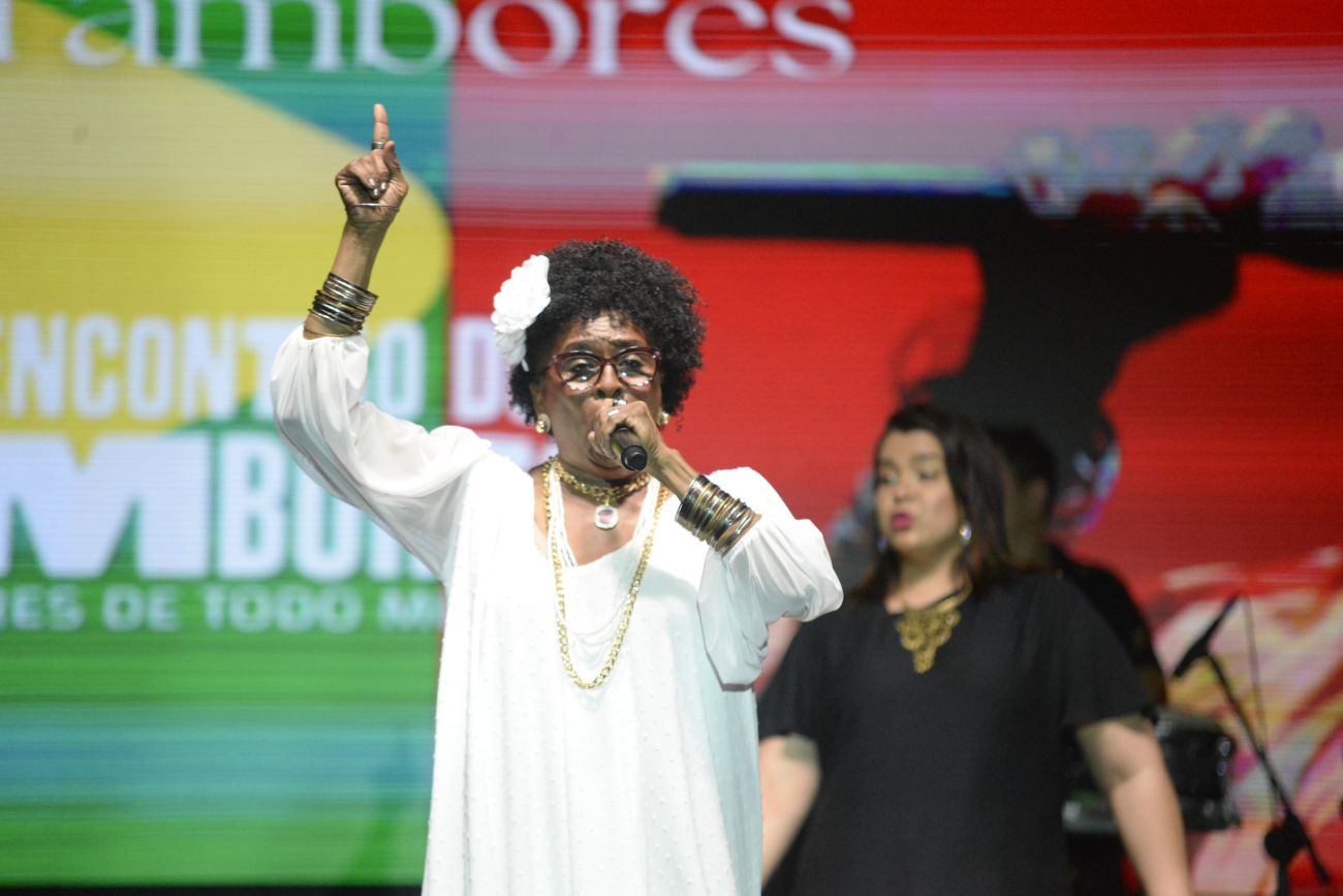 Cantora Verônica dos Tambores exaltou a importância do evento
