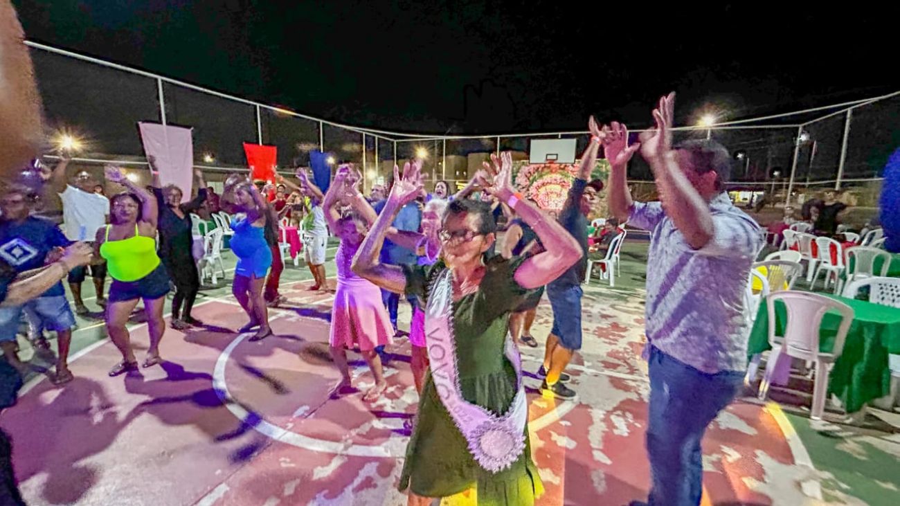 Primeiro baile da primavera para os idosos do Residencial Miracema fez todos dançarem