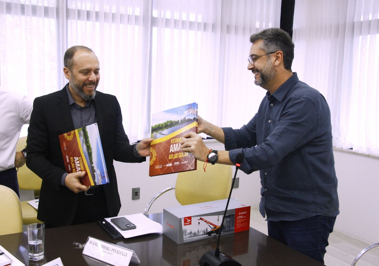 Governador Clécio Luís apresentou à Sany o Atlas Solar com o potencial de produção de energia renovável no Amapá