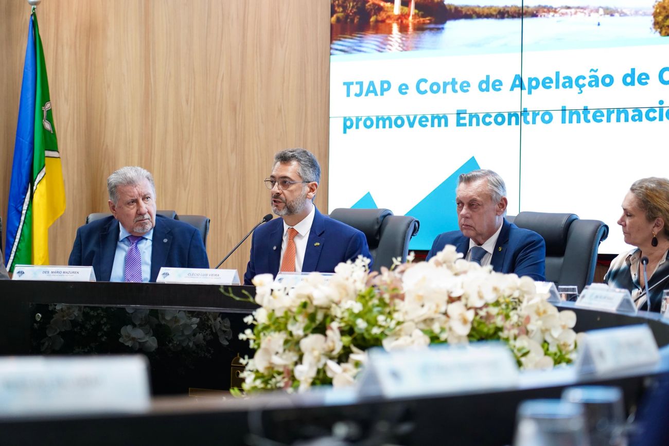 Governador Clécio Luís defendeu o combate aos crimes transnacionais para avançar na cooperação entre Amapá e Guiana
