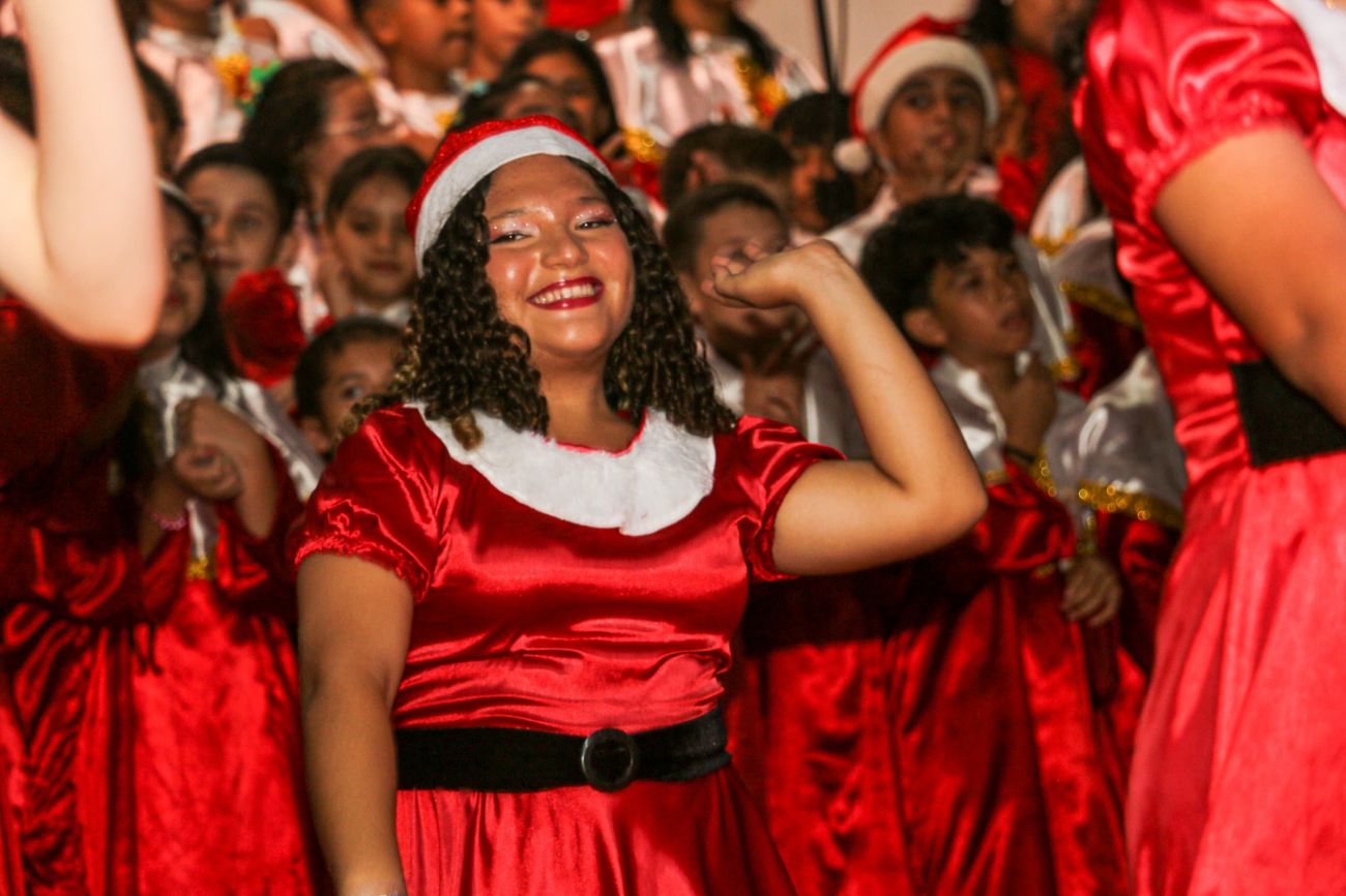 Estudante do 7º ano Rafaela Souza, de 13 anos