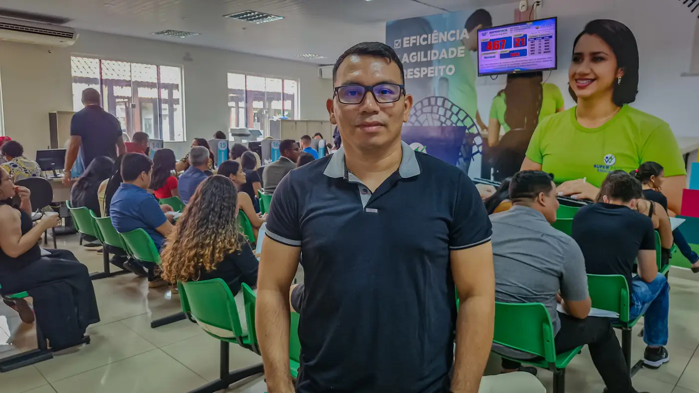 Morador de Santana, Elielson Batista foi lotado em escola do Governo do Amapá em Pedra Branca do Amapari