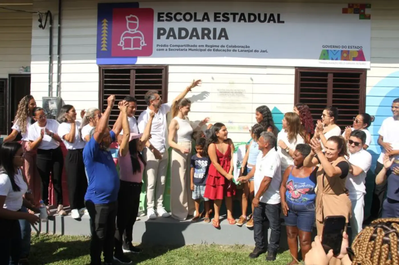 Prédio da Escola Estadual Padaria, reformada pelo Governo do Amapá, é compartilhado com a rede municipal
