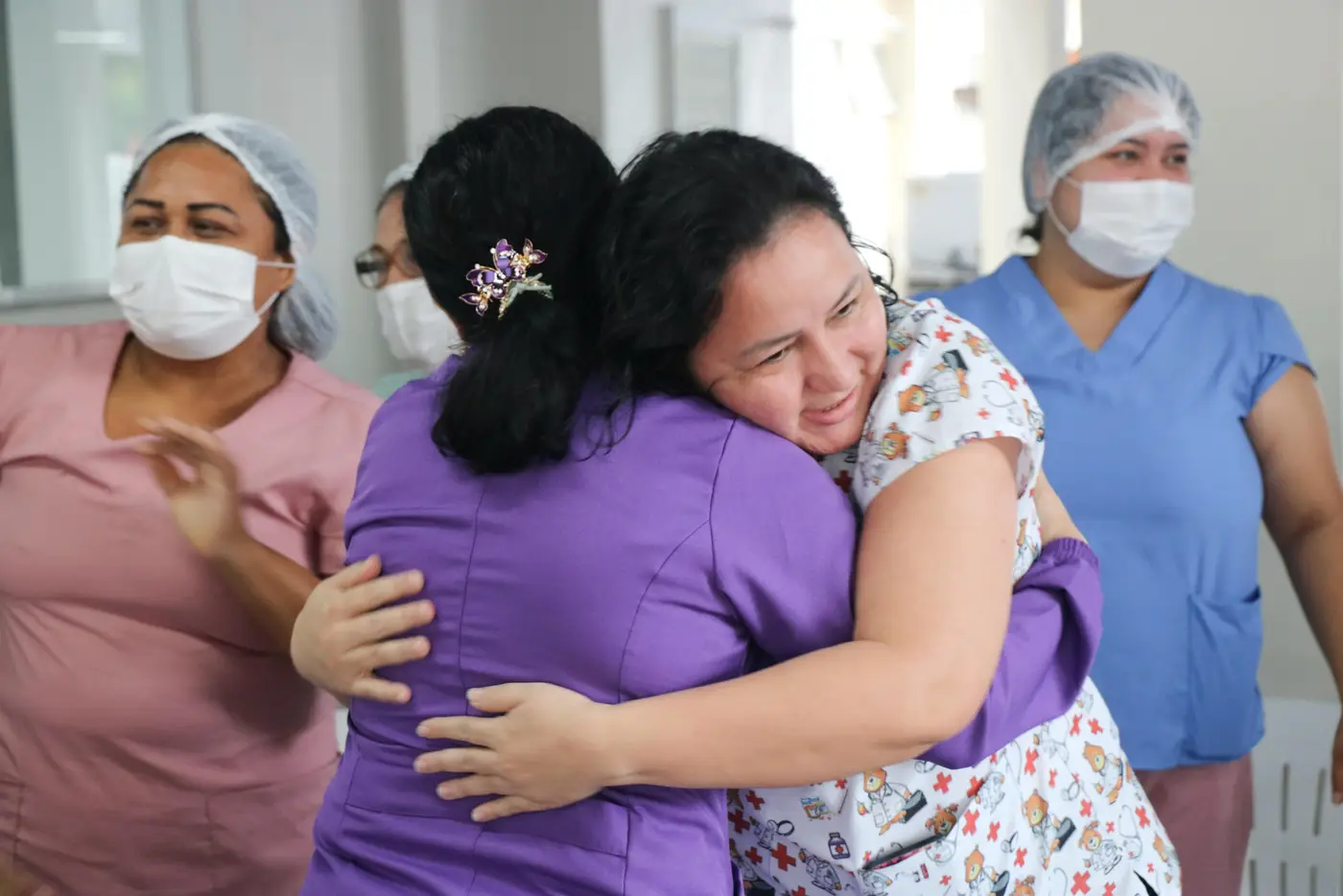 Servidores do Hospital da Criança e do Adolescente (HCA) participaram de dinâmica sobre saúde mental