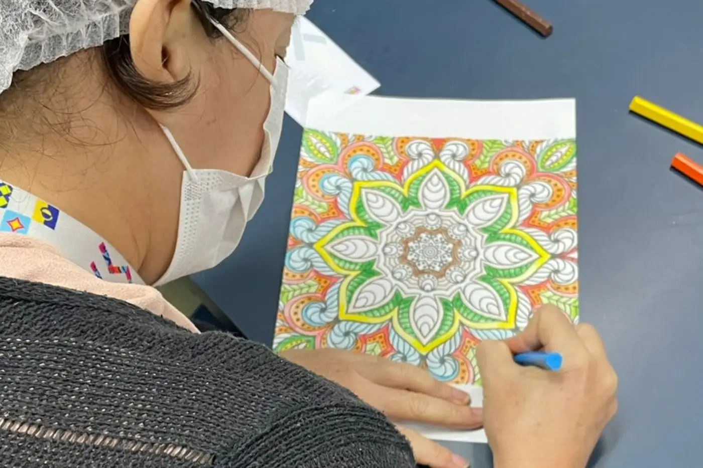 Momento terapêutico encerrou as iniciativas da campanha Janeiro Branco na unidade de saúde