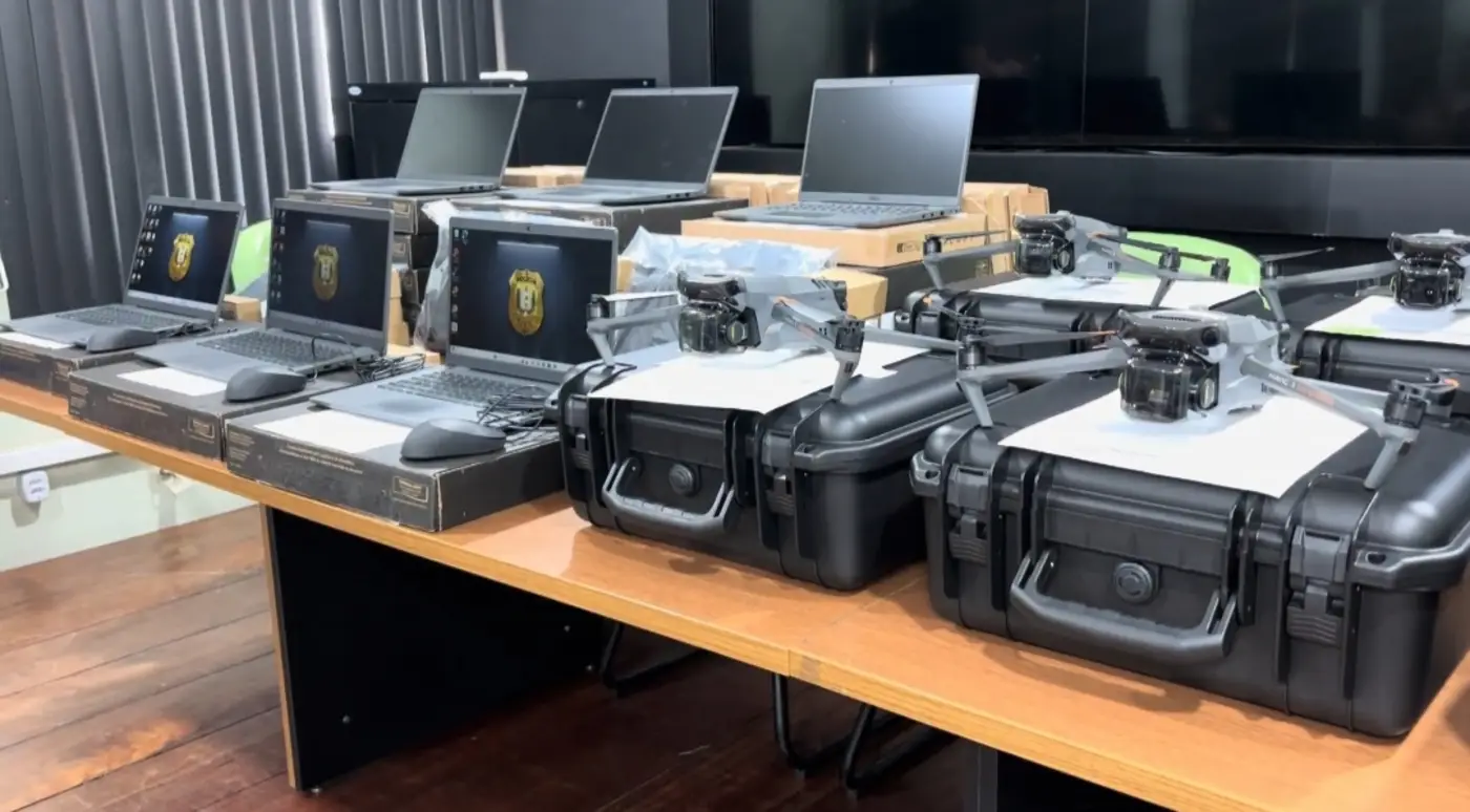 Notebooks e drones de alta tecnologia reforçam equipes da Polícia Civil em todo o Amapá