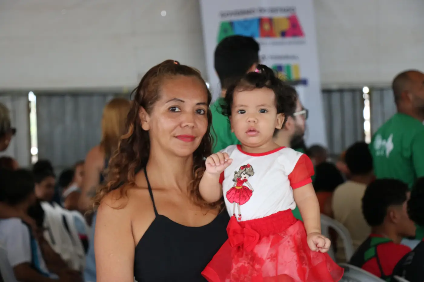 Iranilde da Silva, 42 anos, mãe da pequena Sara de apenas 11 meses
