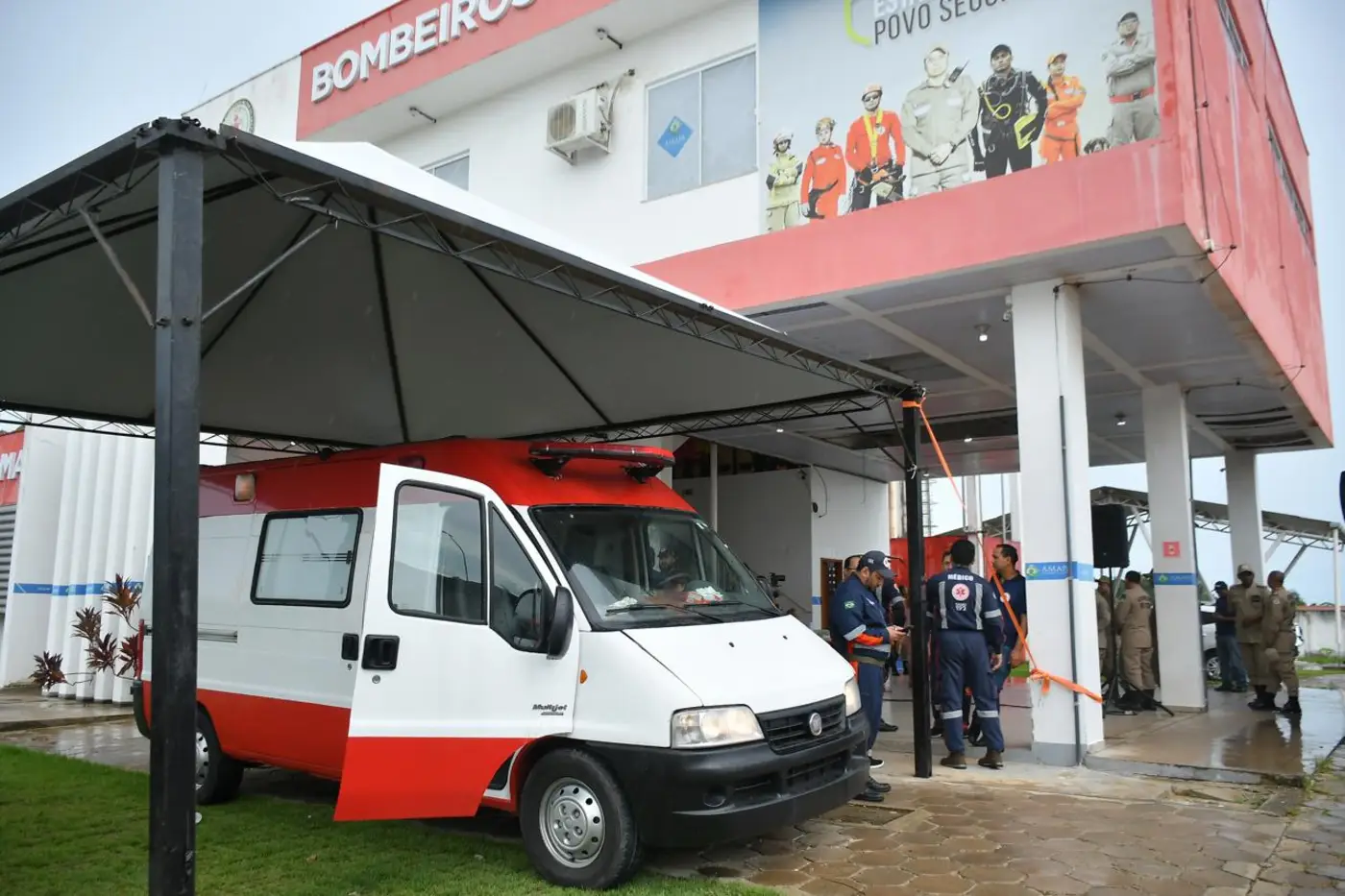 Base contará com ambulância de suporte avançado e uma equipe com médico, enfermeiro, técnico de enfermagem e condutor
