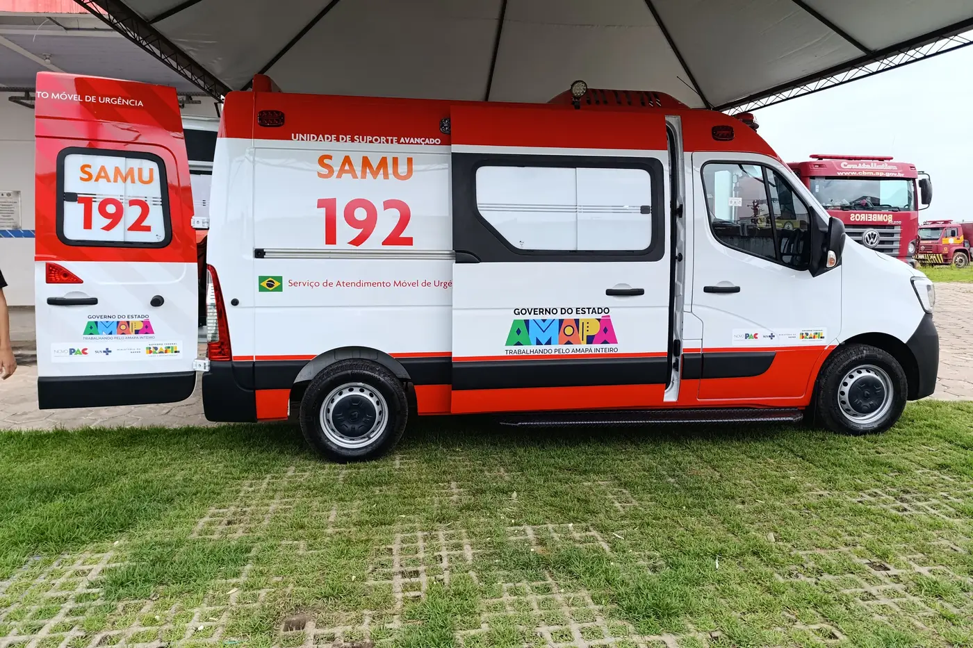 A base do Samu no Macapaba ganha reforço com uma nova ambulância de suporte avançado
