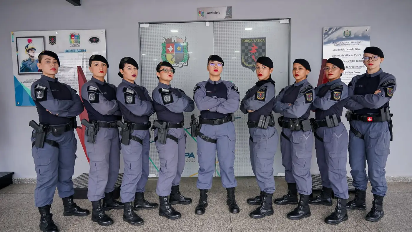 Mulheres do Batalhão de Força Tática do Amapá