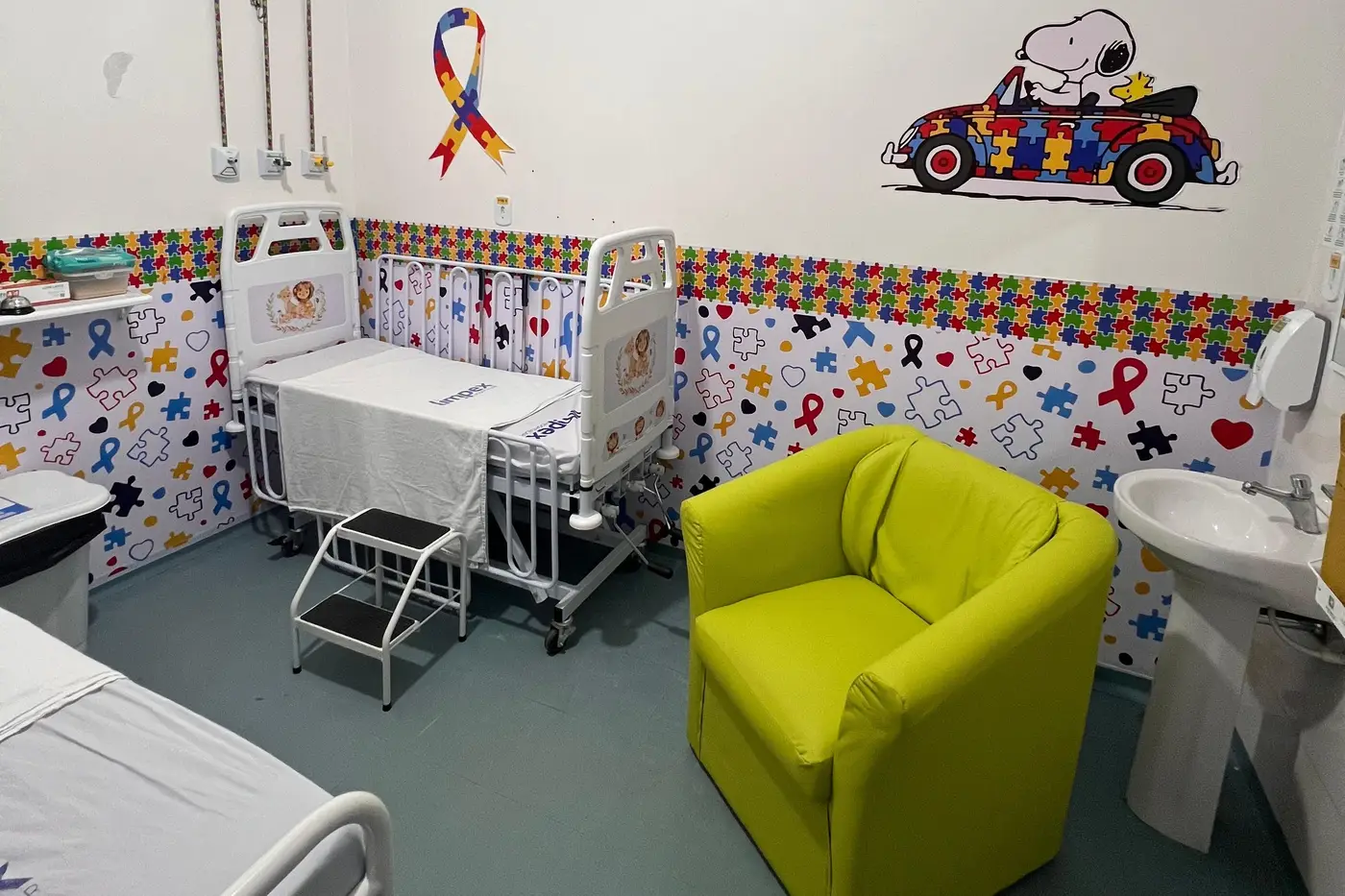 Sala de Observação Pediátrica UPA de Laranjal do Jari para pacientes autistas