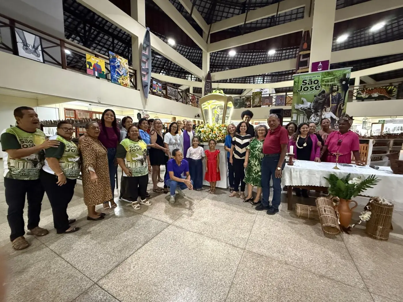 Acolhida e missa em honra a São José abriu a programação da Semana do Artesão Amapaense