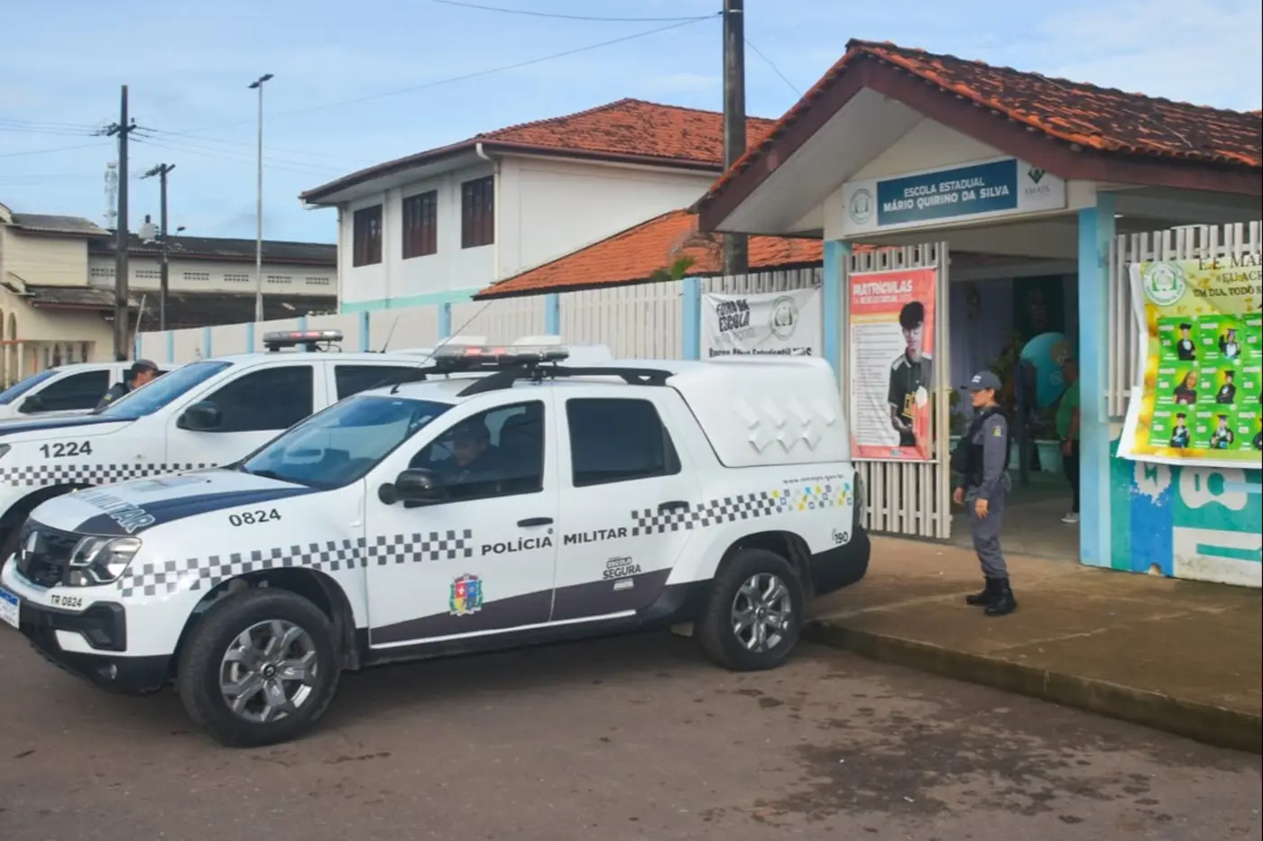 Policiais trabalham diuturnamente na ronda e prevenção em mais de 100 escolas