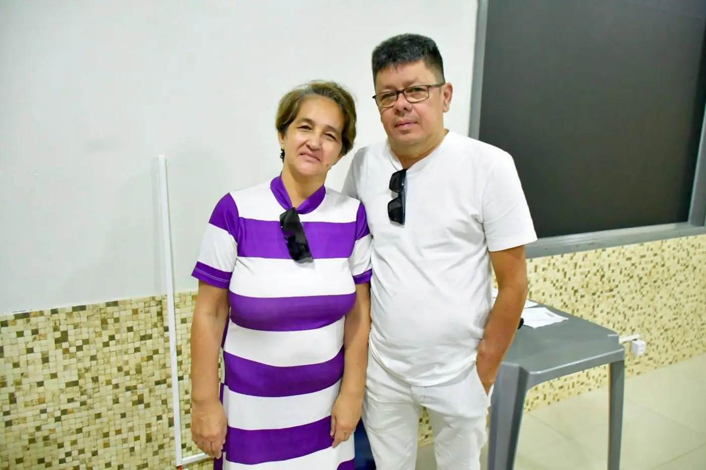Andreia e Marlison Souza moram em Santarém e ambos fazem tratamento no programa Mais Visão, em Macapá