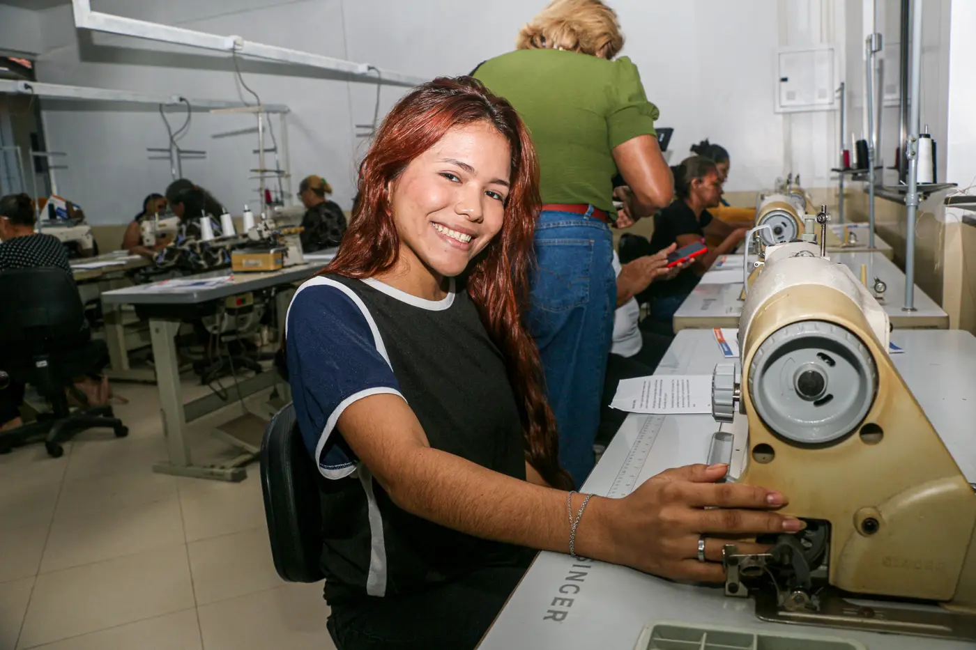 Estudante Clarysse Santos, de 18 anos