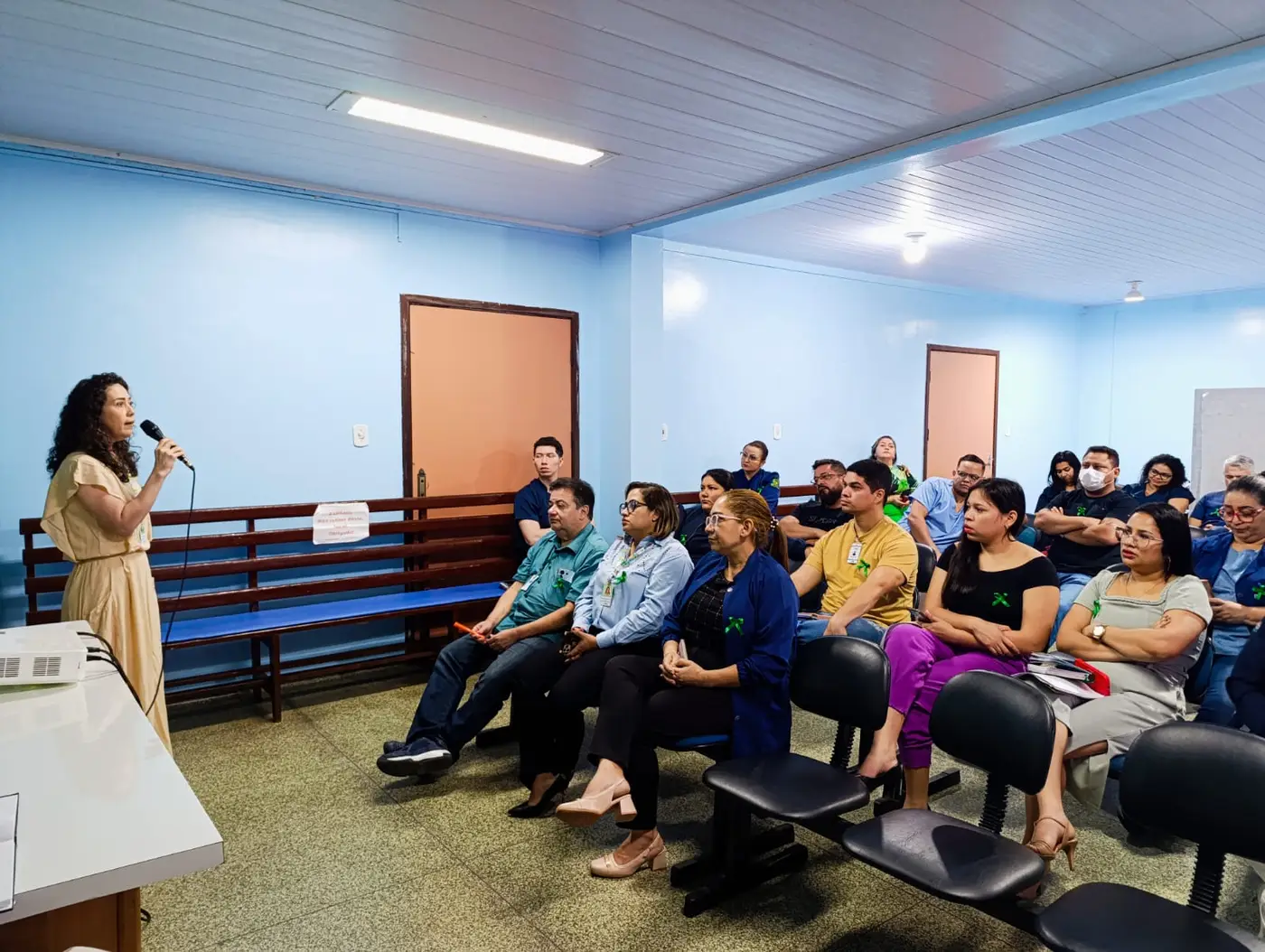 O evento abordou os cuidados de prevenção para evitar esses acidentes, o protocolo de atendimento imediato