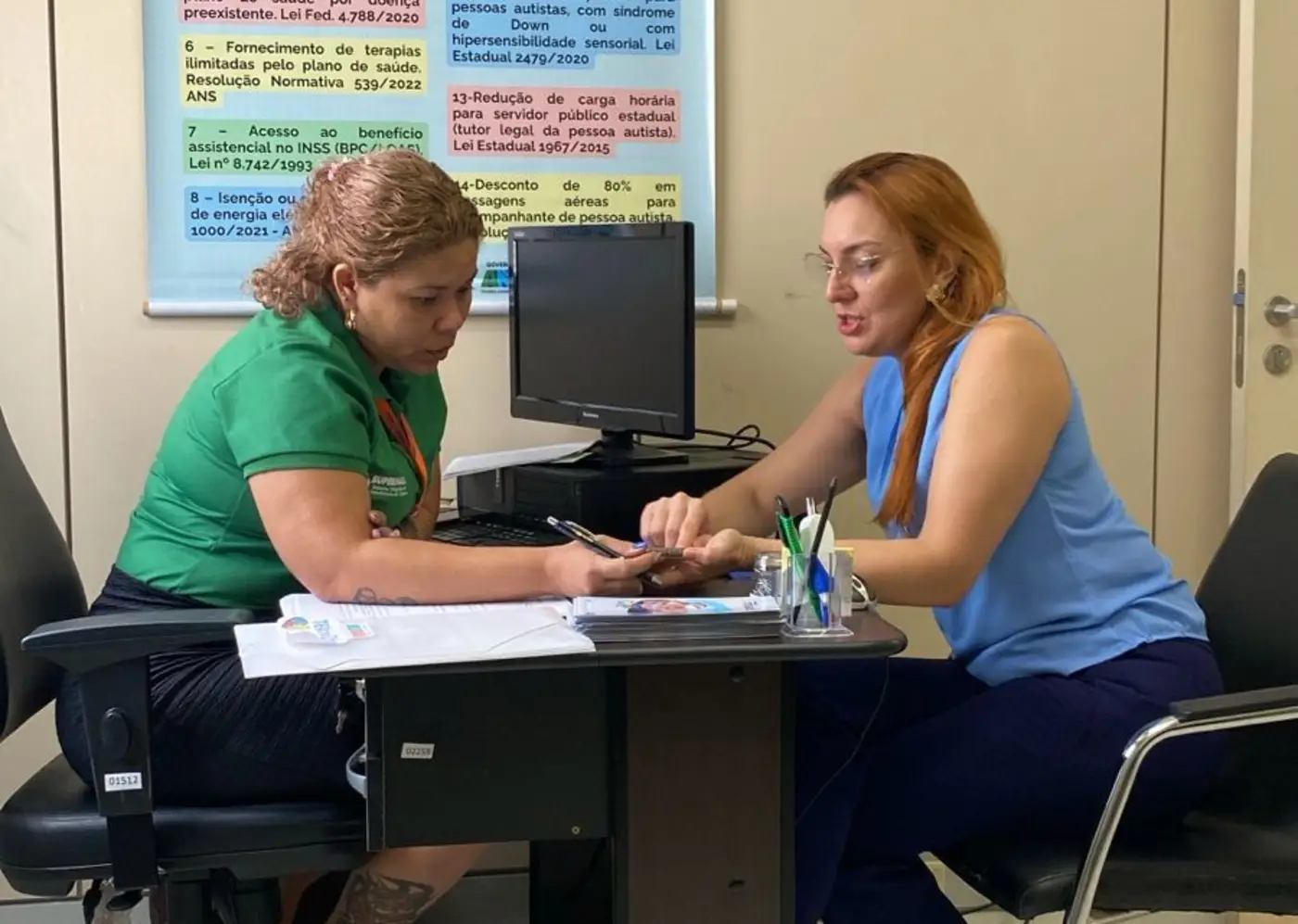 Servidores da Procuradoria Geral do Estado e familiares foram atendidos pelo projeto TEAcolho na quarta-feira, 9