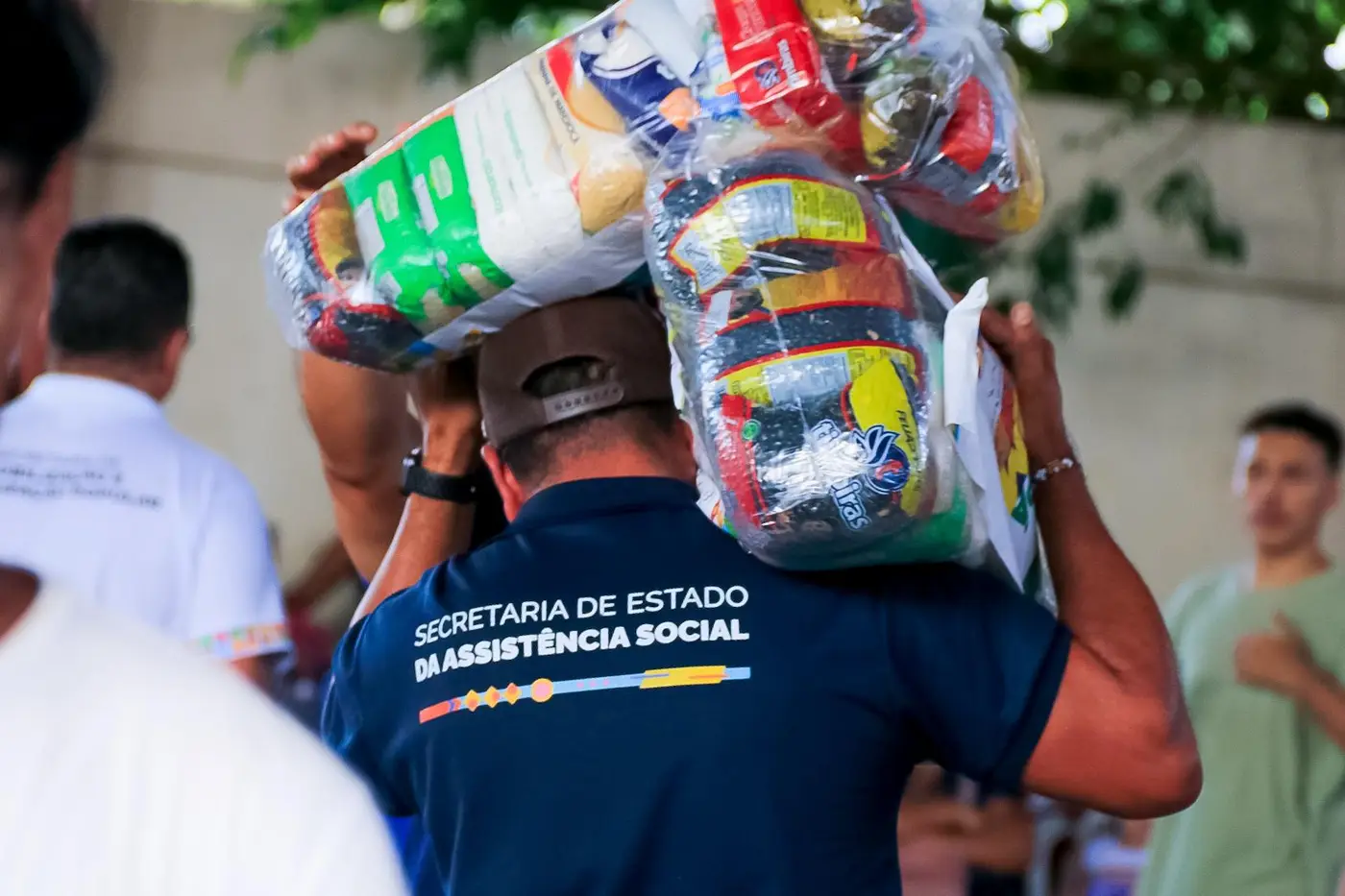500 kits de alimentos foram distribuídos para famílias na Zona Norte de Macapá