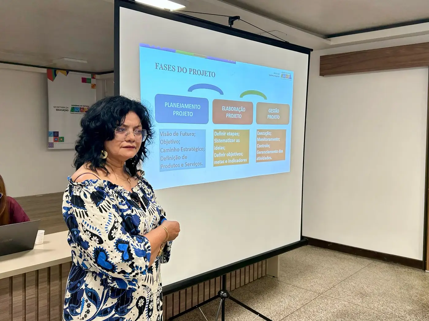 Regina Célis palestra em Belém do Pará, sobre "Políticas Públicas para as Mudanças Climáticas"