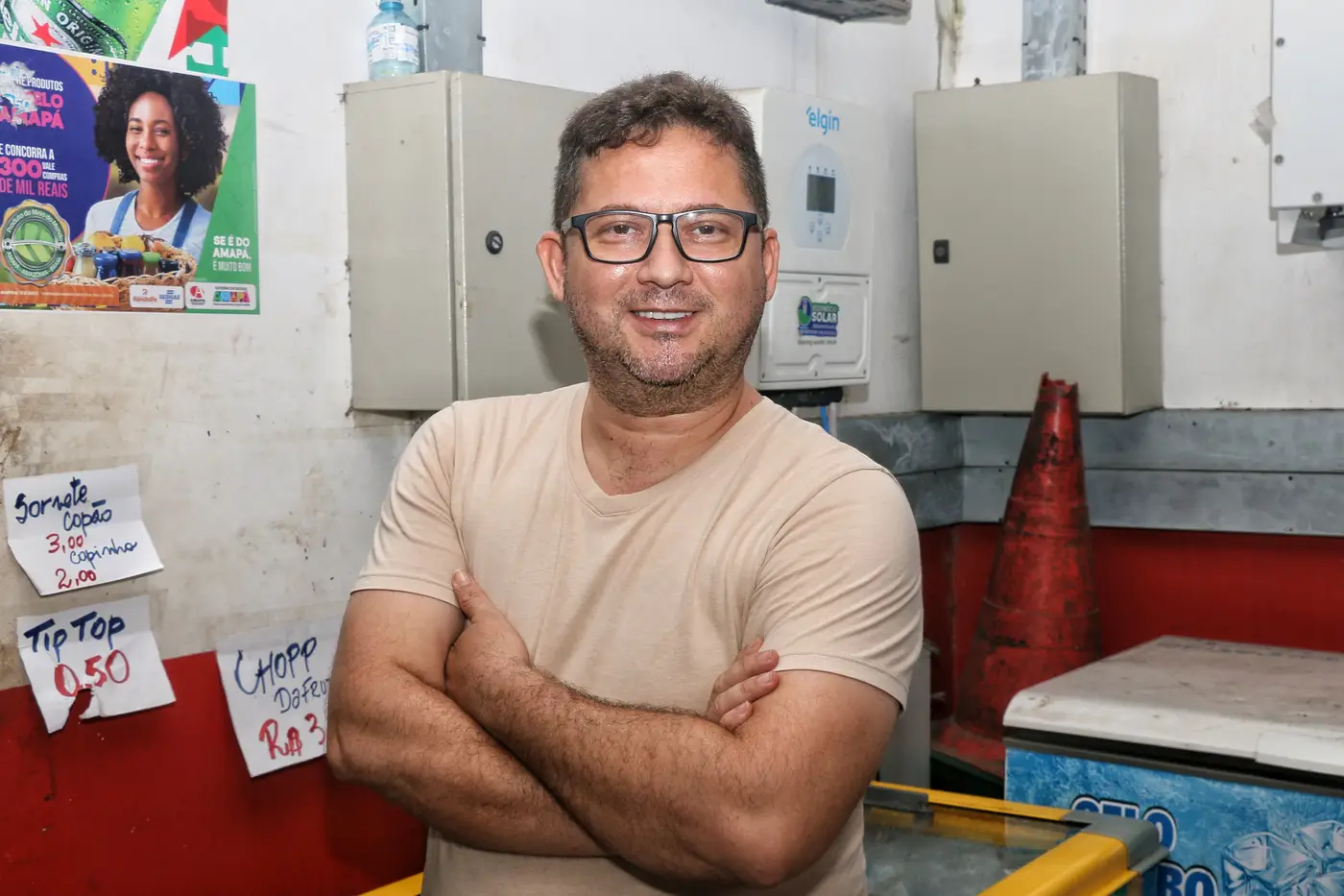 O empresário Valbenir Oliveira aderiu a campanha de incentivo à denúncia de motoristas alcoolizados