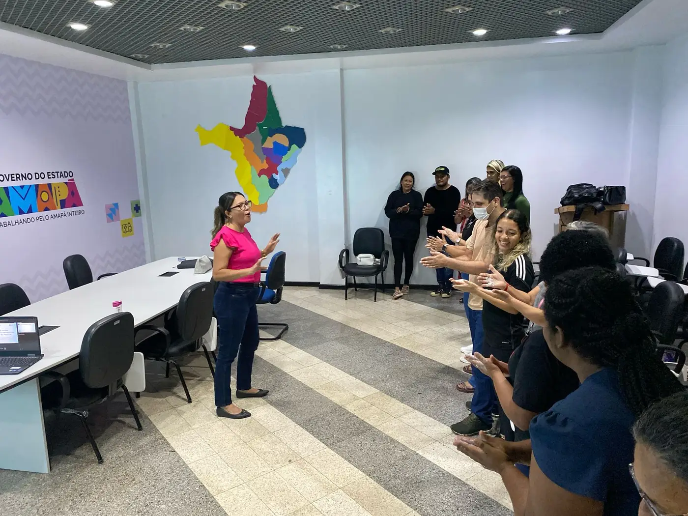A capacitação focou em acolher os profissionais de saúde