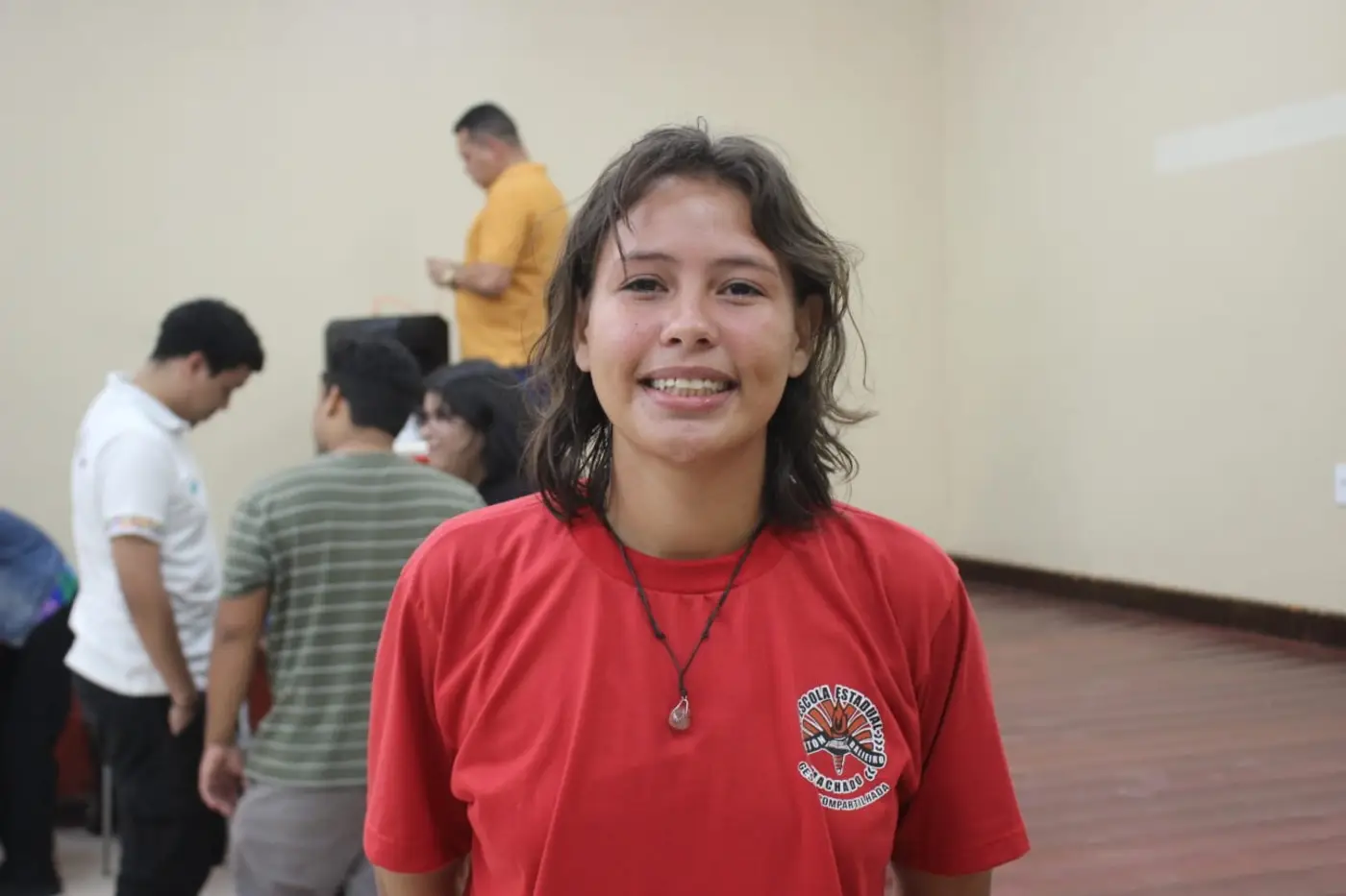 Estudante Maria Flor Campos Ribeiro, de 18 anos