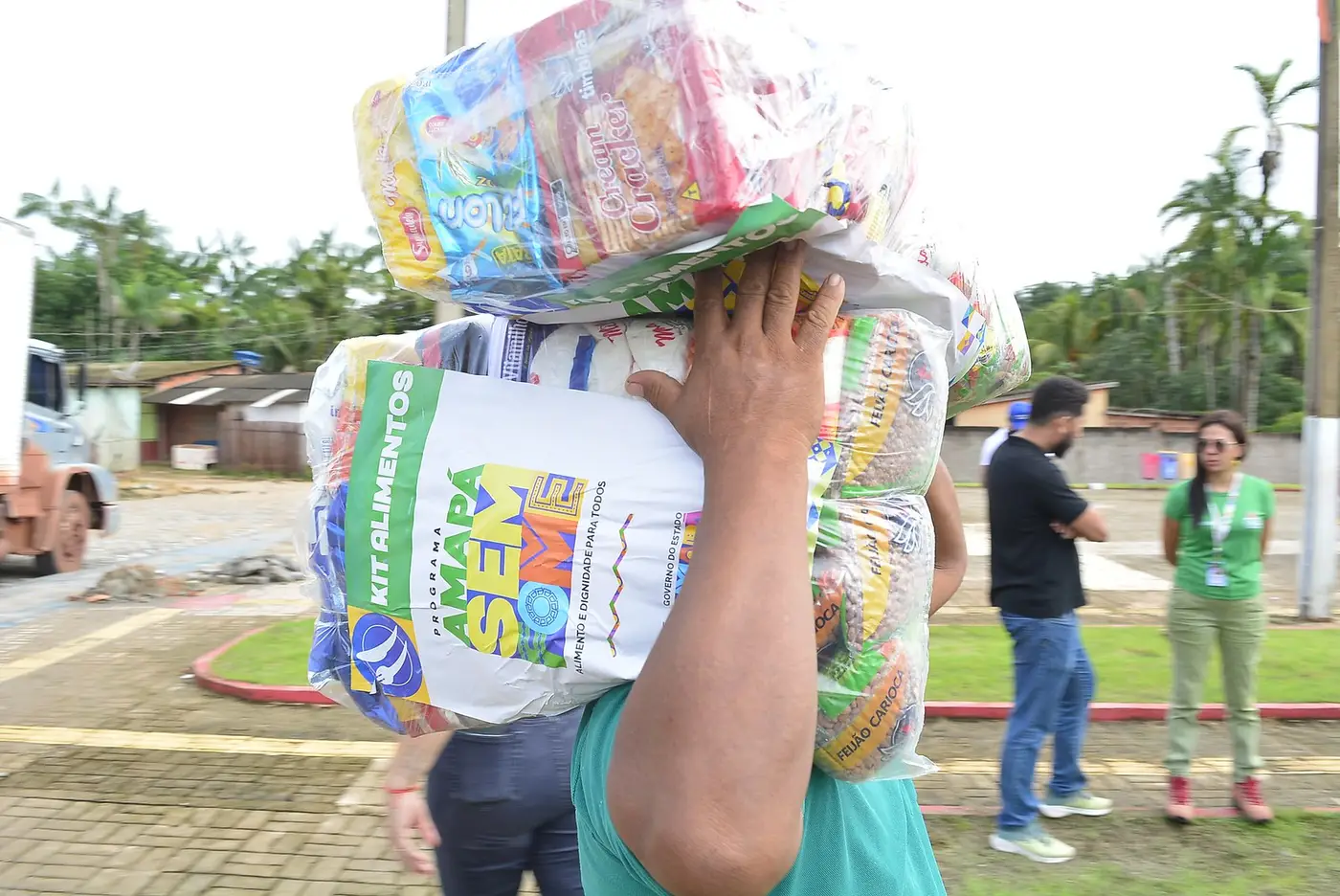 Ao todo, na cidade de Amapá serão mais de 14 toneladas em alimentos e beneficiará cerca de 2,5 mil pessoas.