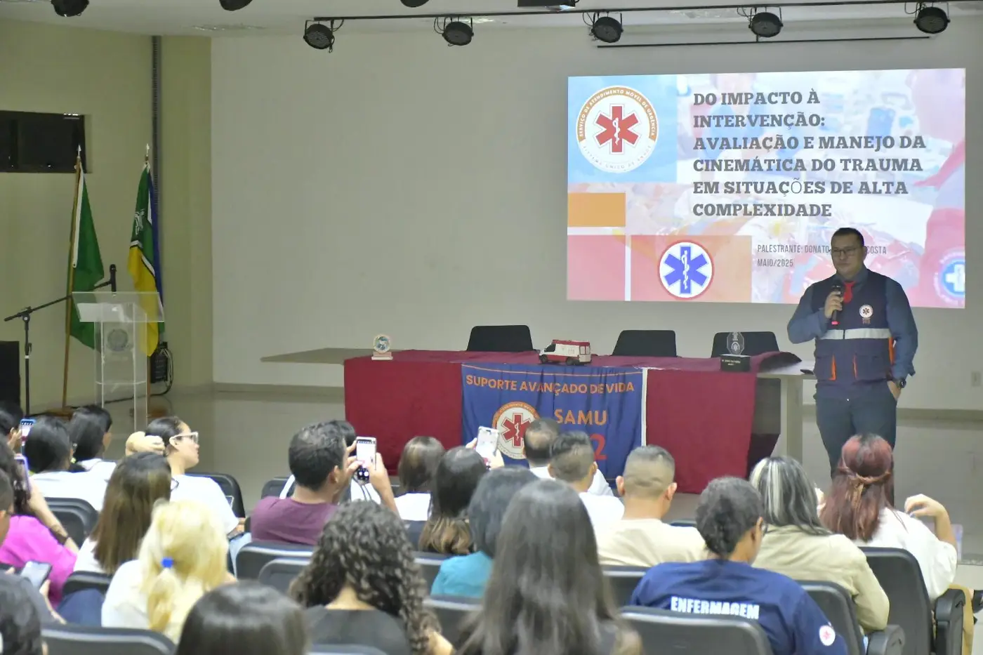 Evento do Samu do Amapá discutiu os avanços, desafios e a valorização da enfermagem no atendimento pré-hospitalar